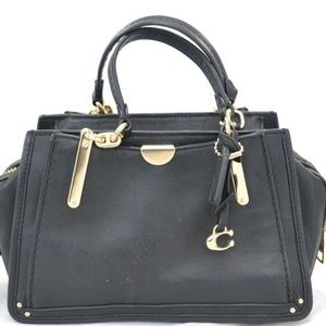 Coach Dreamer Satchel Black Glovetanned Leather